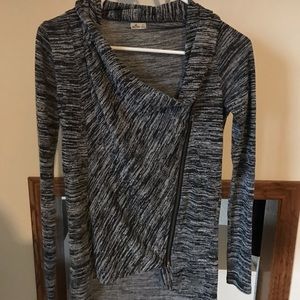 zip on the side sweater